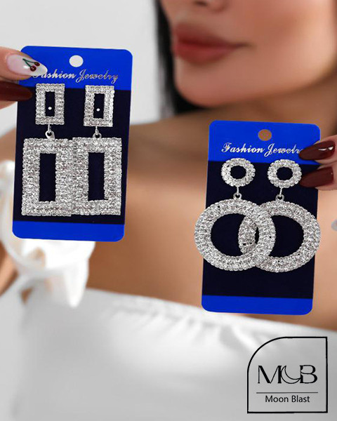 Stainless Steel Earrings Model R1067 – Moonblast