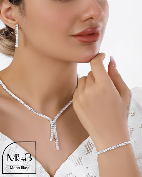 Jewelry Set Model S1013 – Silver Jewelry – Moonblast