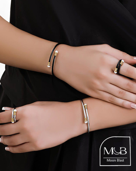 نیم ست انگشتر و دستبند مدلND1003