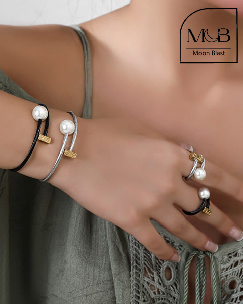 نیم ست انگشتر و دستبند مدلND1004