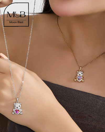 Fancy Stainless Steel Necklace G1053 – Moonblast