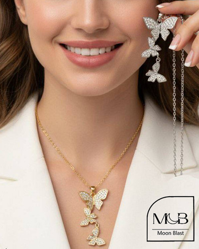 Premium Luxury Steel Necklace G1070 – Moonblast