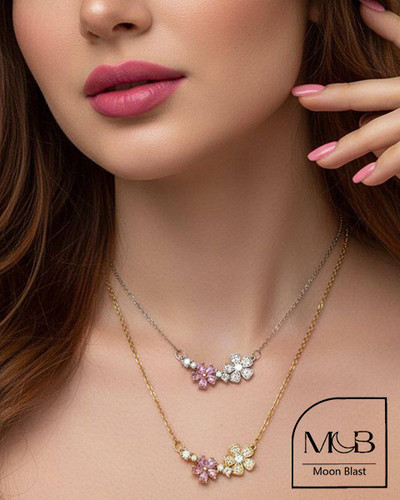 Delicate Stainless Steel Necklace G1078 – Moonblast